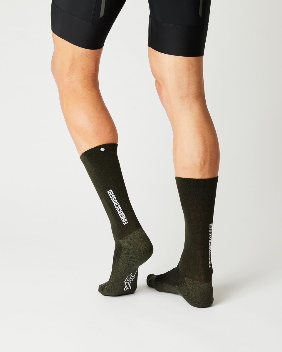 FINGERSCROSSED Logo - Black socks