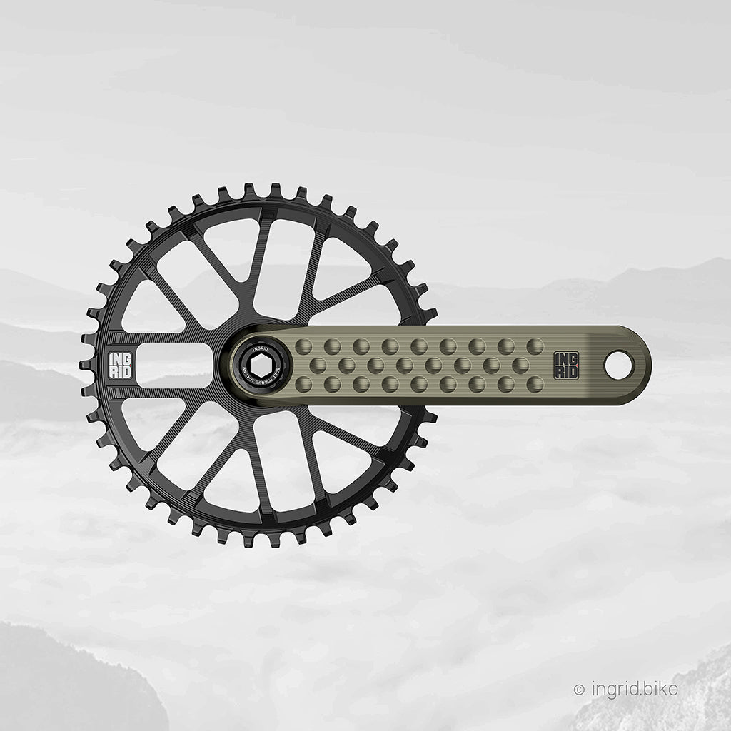 Ingrid Crankset CRS-POP - M Axle L131 - Black