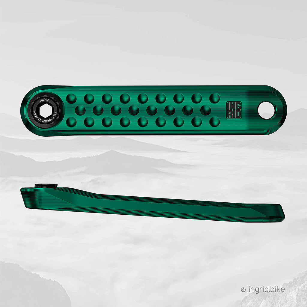 Ingrid Crankset CRS-POP - M Axle - L131 - Green.