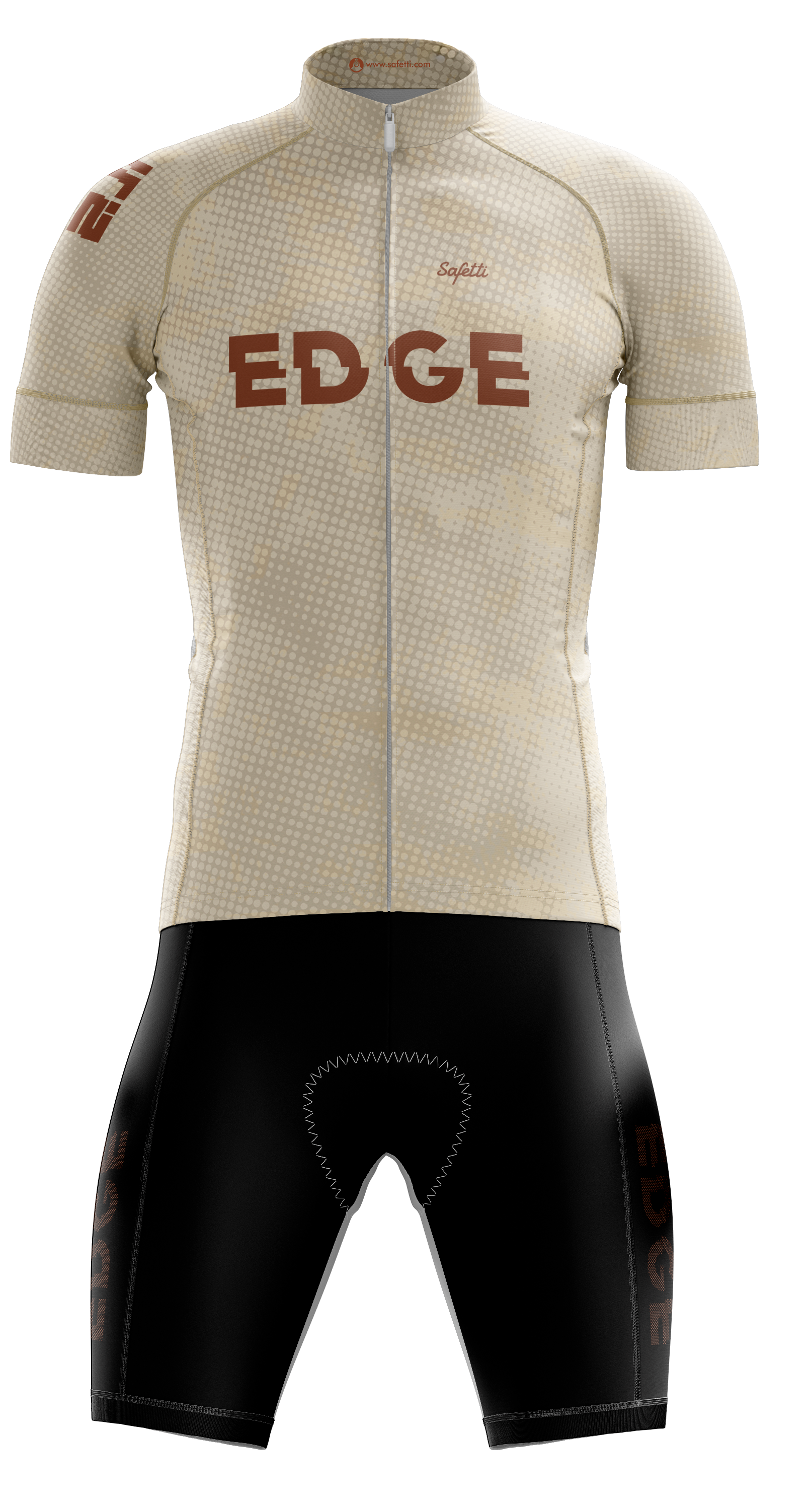 EDGE MEN CYCLING BIB SHORT - Safetti