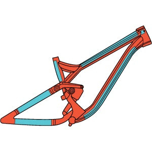 RideWrap - COVERED PROTECTION – DUAL SUSPENSION MTB FRAME KIT