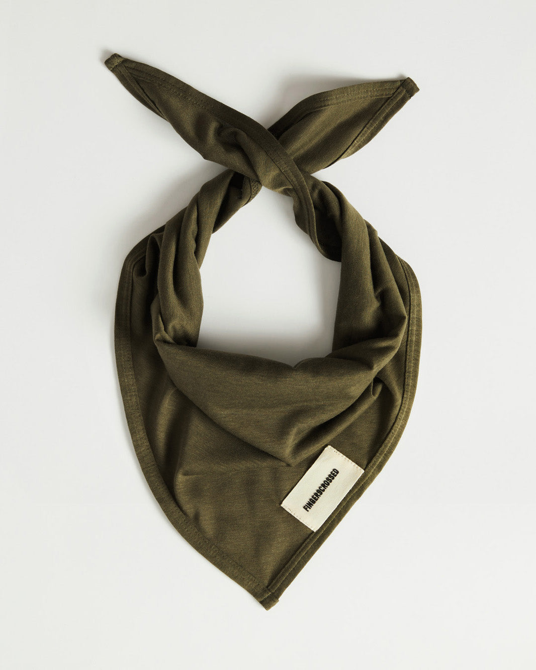 Fingerscrossed Triangle Scarf Olive
