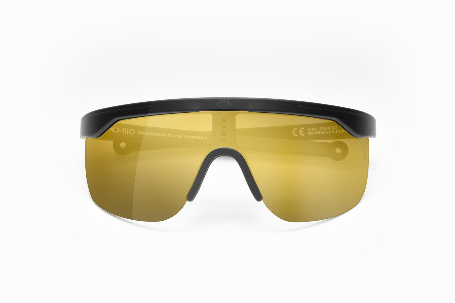 Aveo Iride Black - Lens Gold Mirror