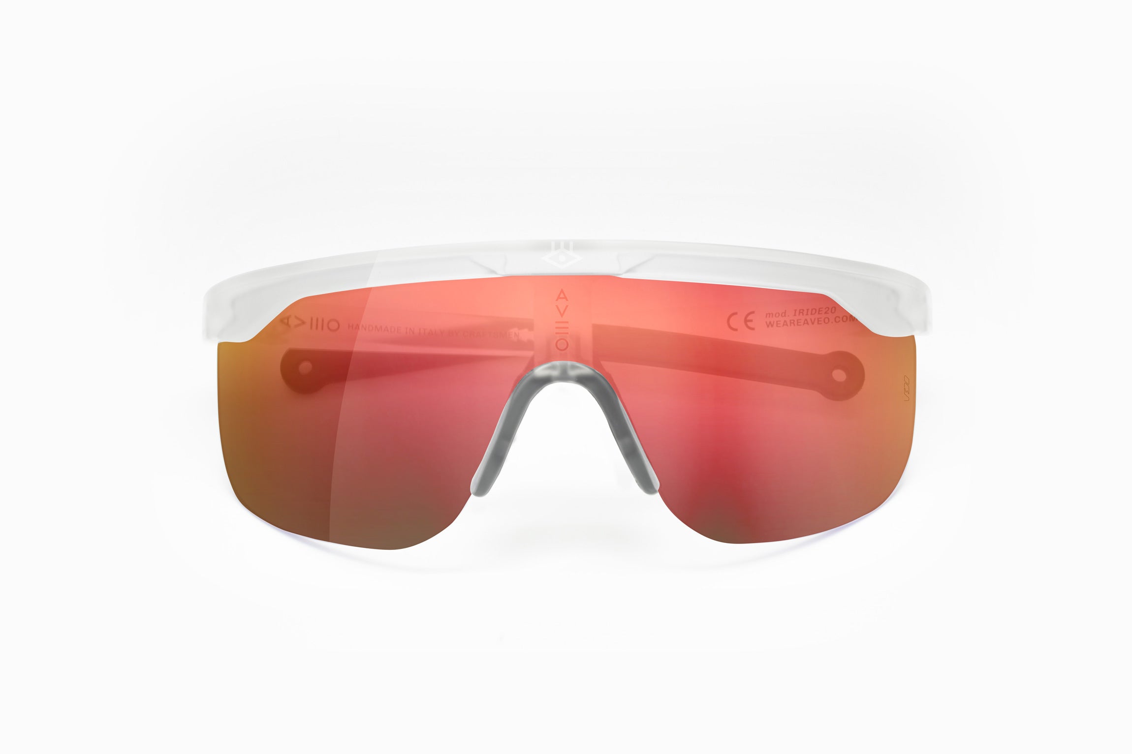 Aveo Iride Clear - Lens Red Mirror