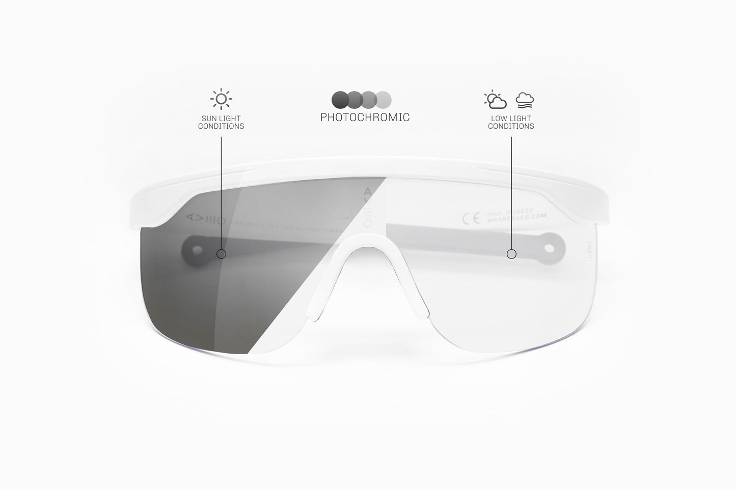 Aveo Iride White - Lens Photochromic