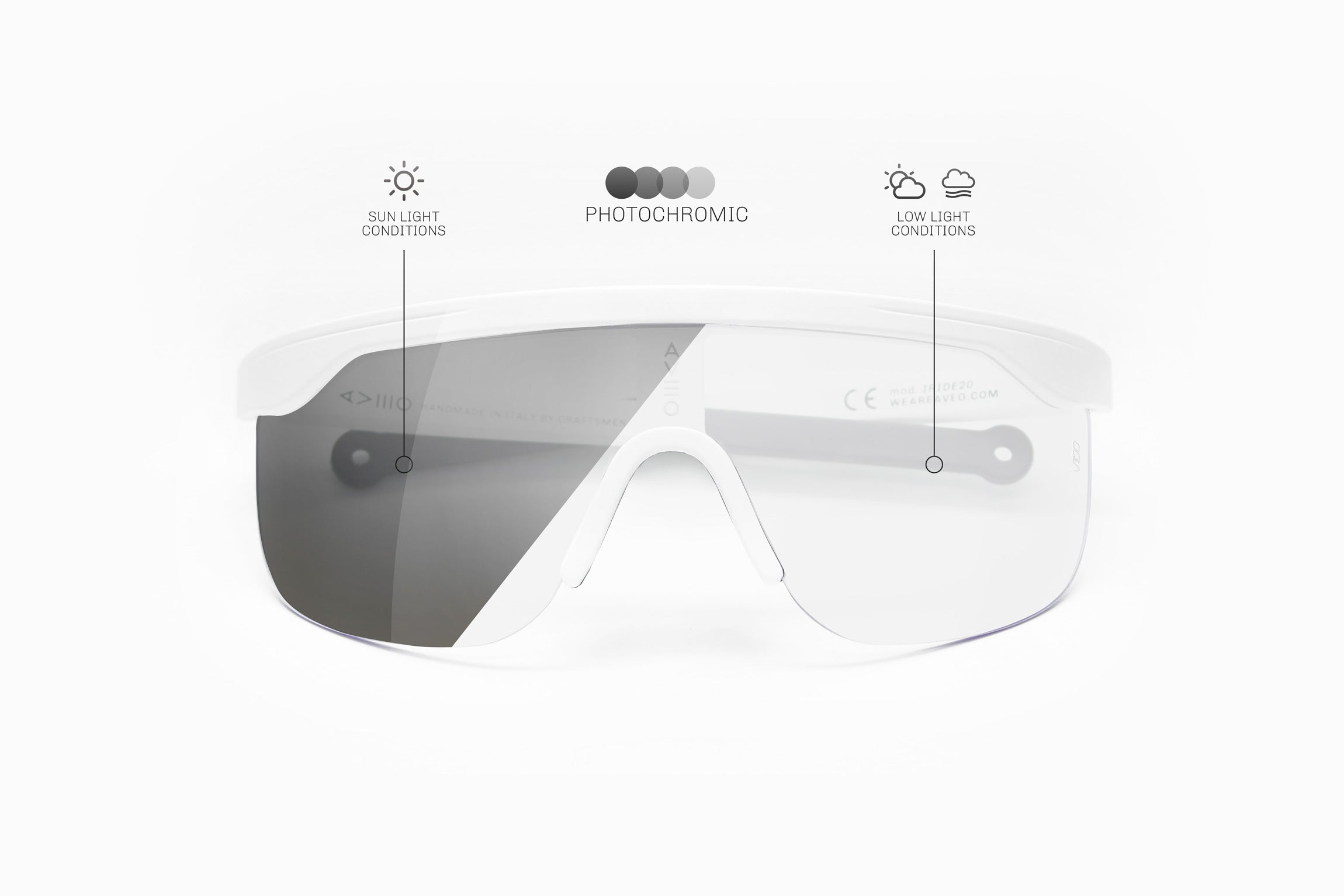Aveo Iride White - Lens Photochromic