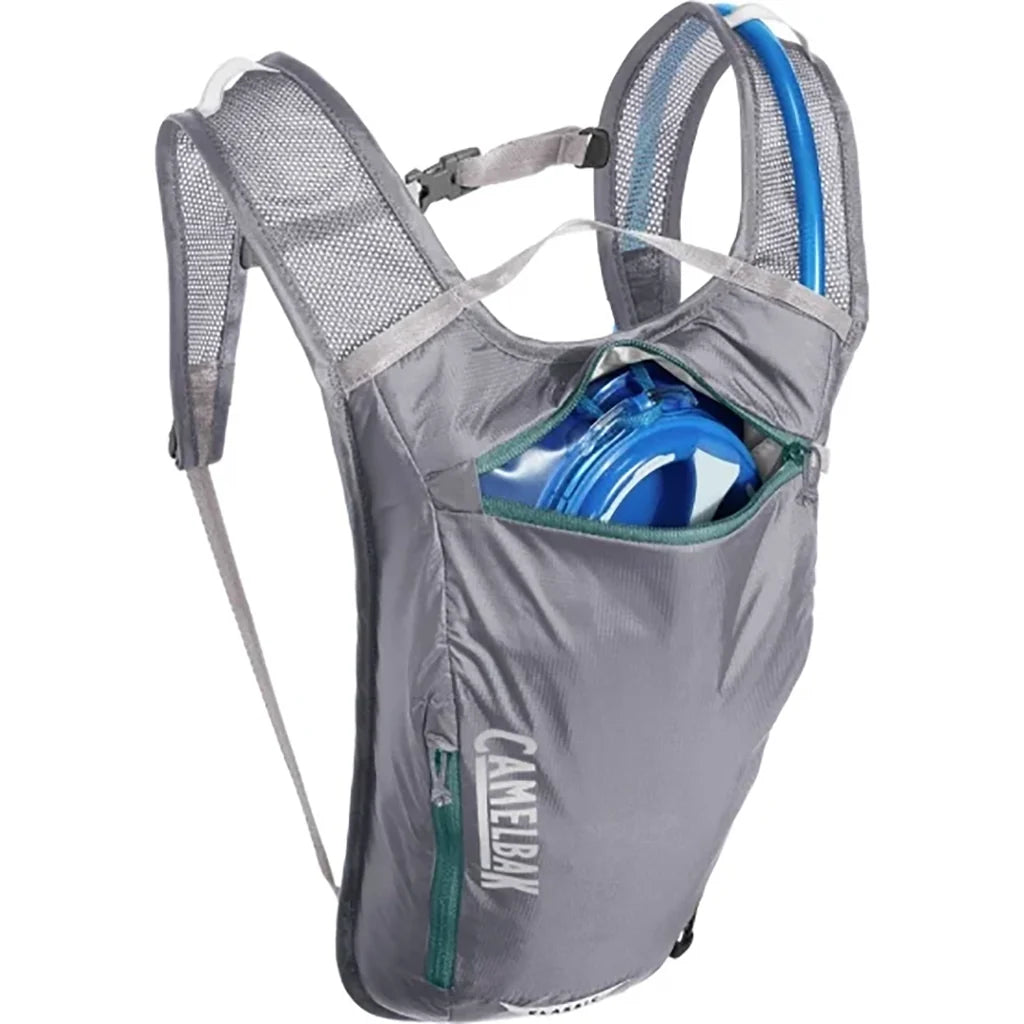 Camelbak Classic Light 70oz Hydration Pack – Gunmetal/Hydro Lightweight Water Backpack
