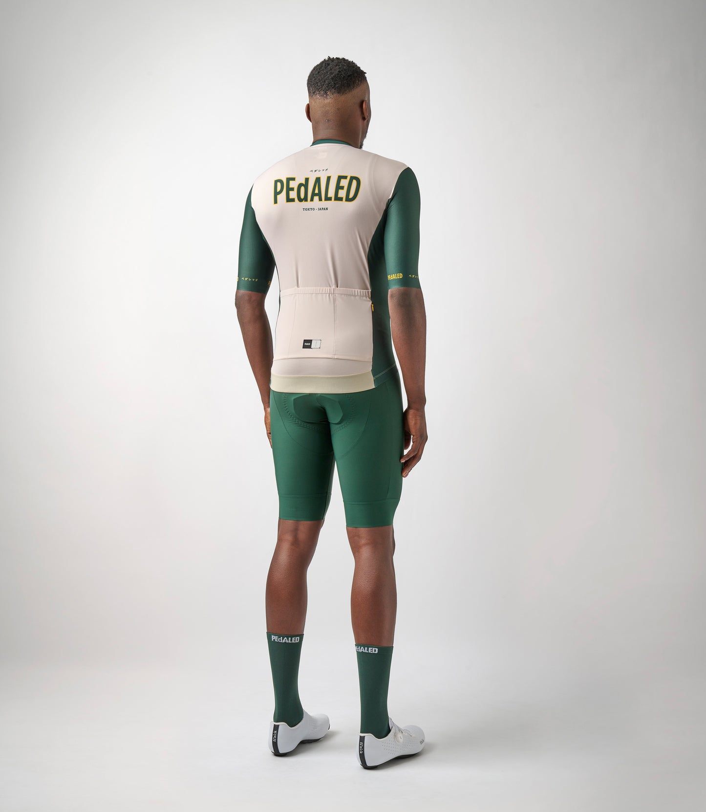 Pedaled Logo Short Sleeve Jersey - Off-White