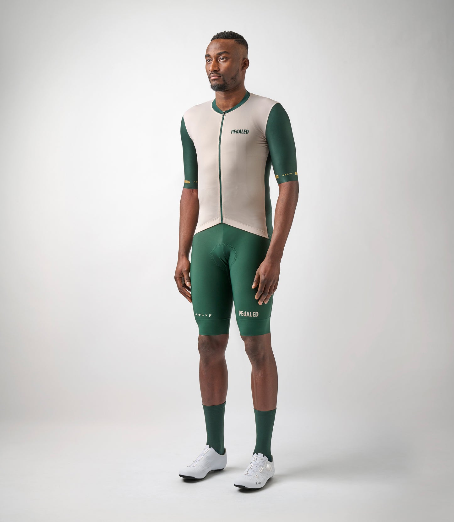 Pedaled Logo Short Sleeve Jersey - Off-White