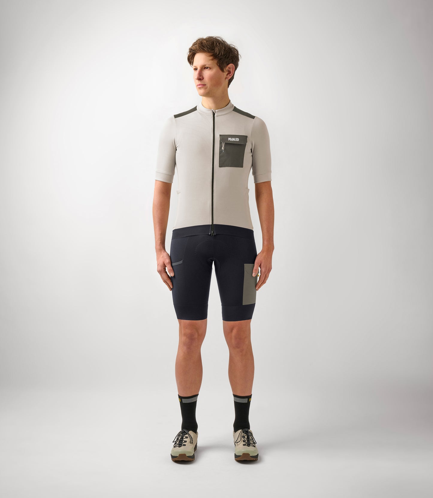 Pedaled Odyssey Short Sleeve Merino Jersey - Off White