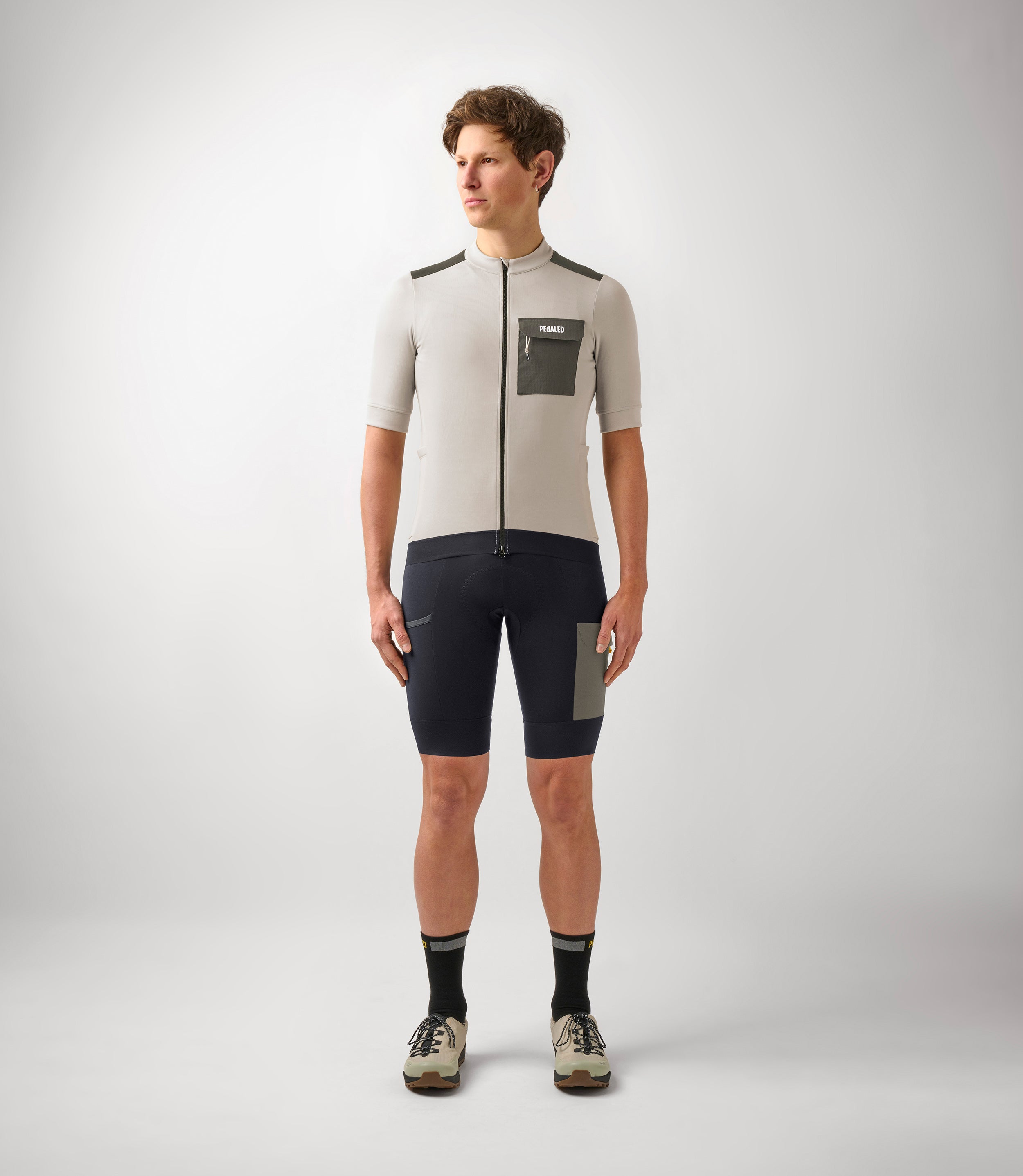 Pedaled Odyssey Short Sleeve Merino Jersey - Off White