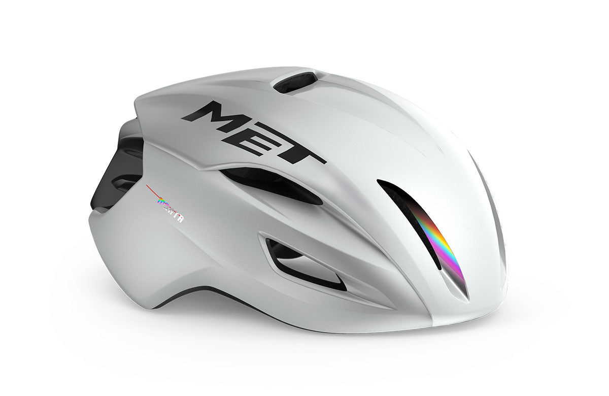 MET | MANTA MIPS CE WHITE HOLOGRAPHIC | GLOSSY