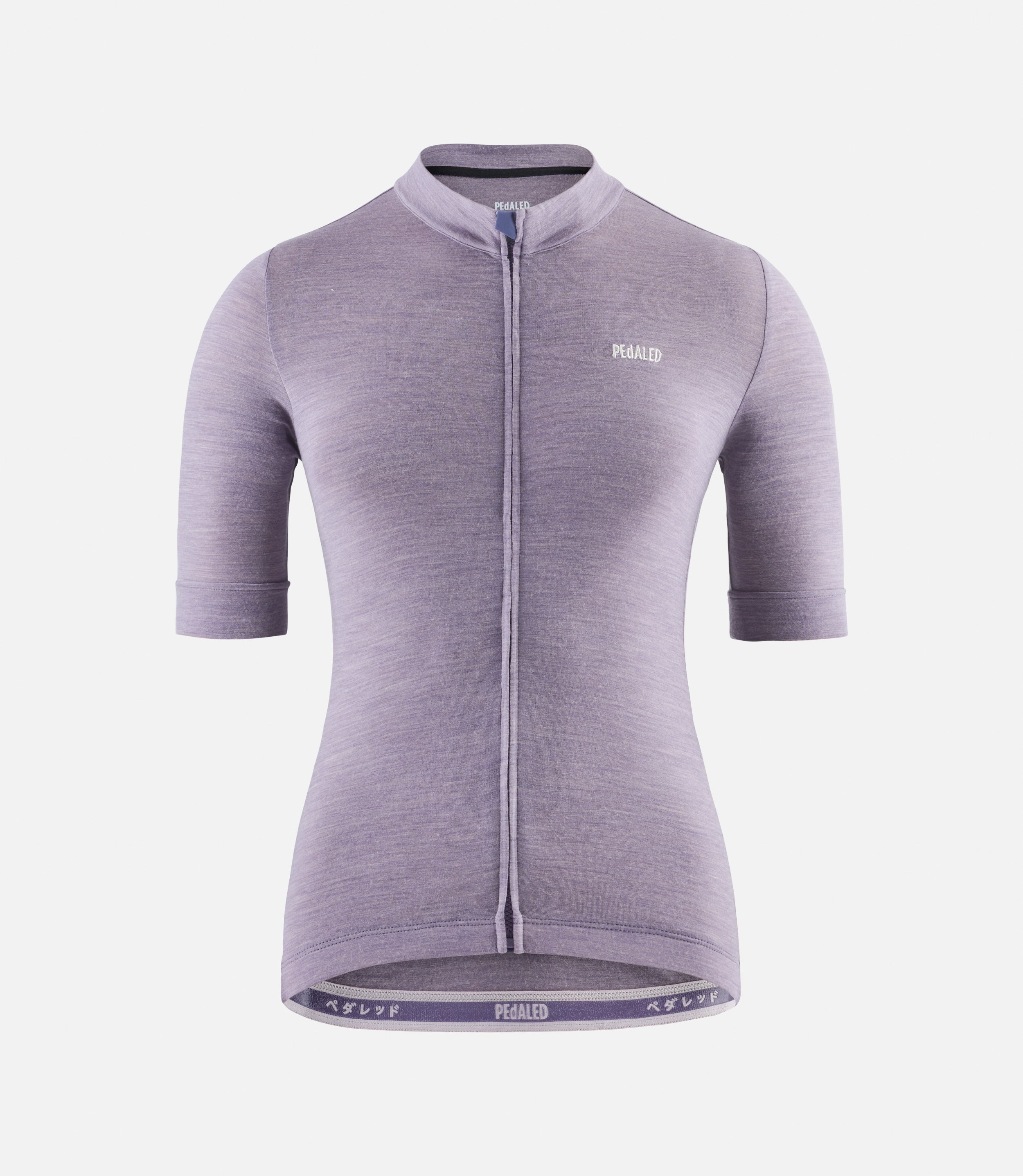 Pedaled Womens Merino Cycling Short Sleeve Jersey - Lilac