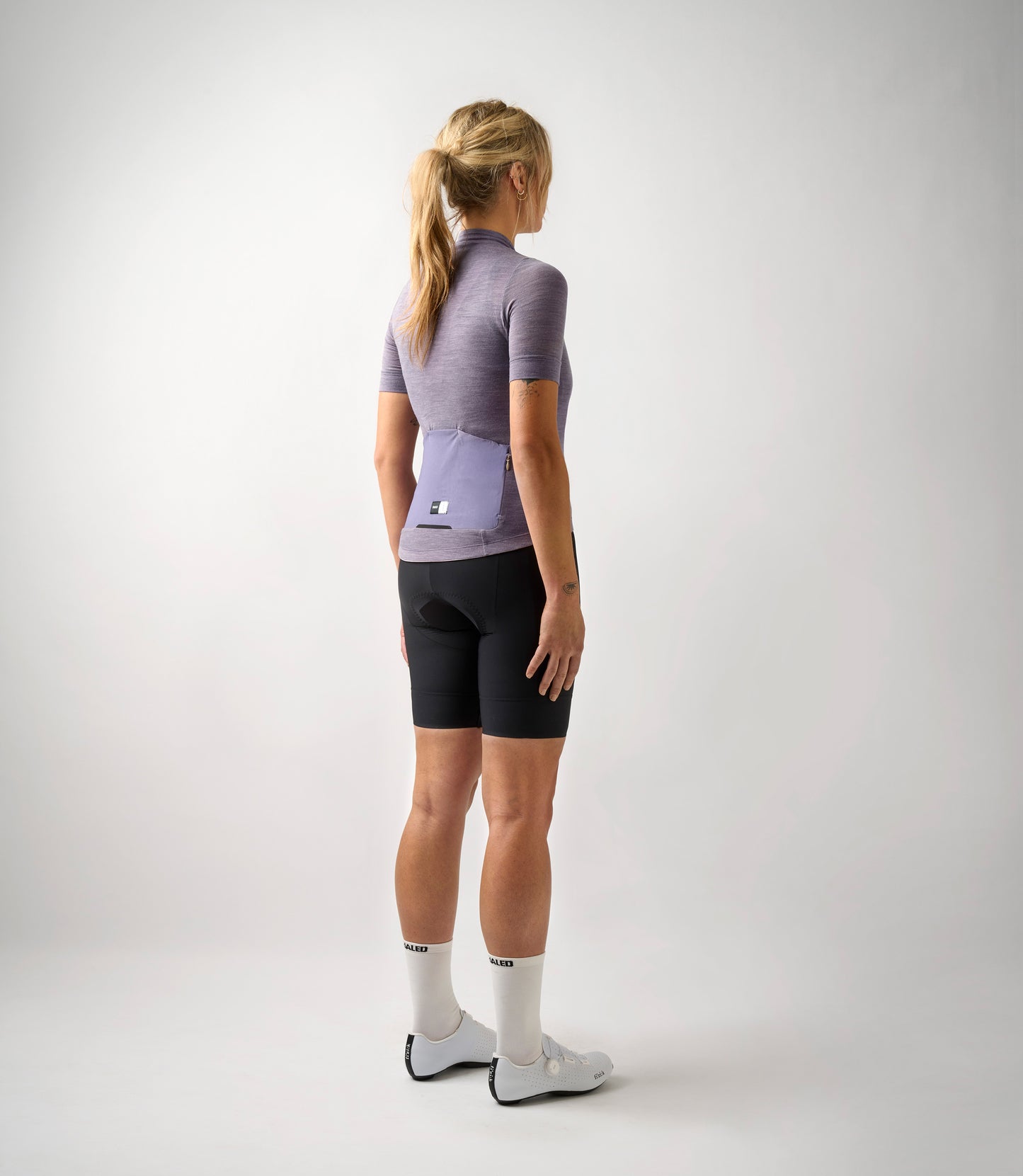Pedaled Womens Merino Cycling Short Sleeve Jersey - Lilac