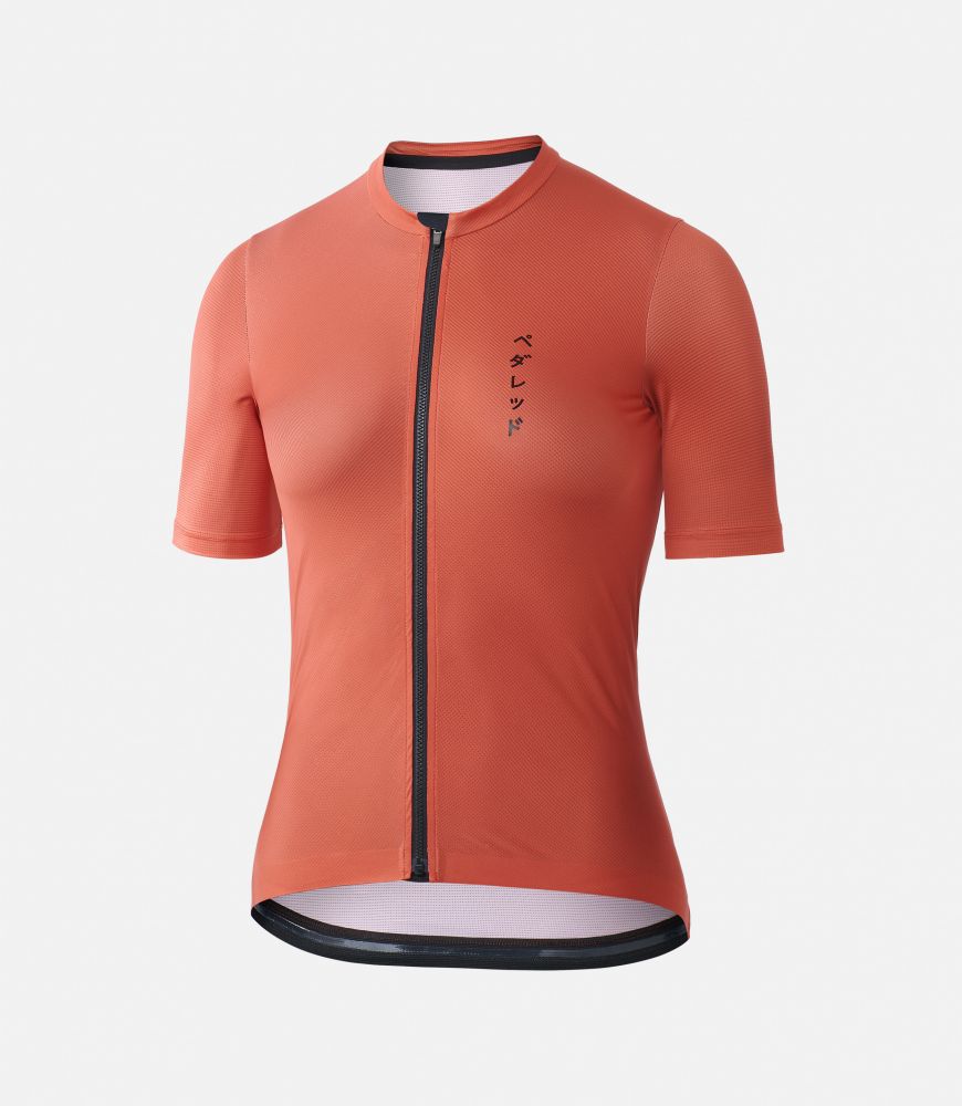 Pedaled MIRAI Women's lightweight jersey - Brick Red