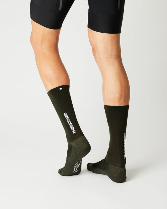 FINGERSCROSSED Logo - Black socks