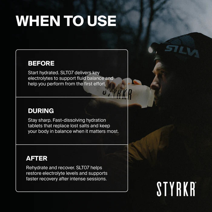 STYRKR | SLT07 Hydration Tablets 1000MG Sodium
