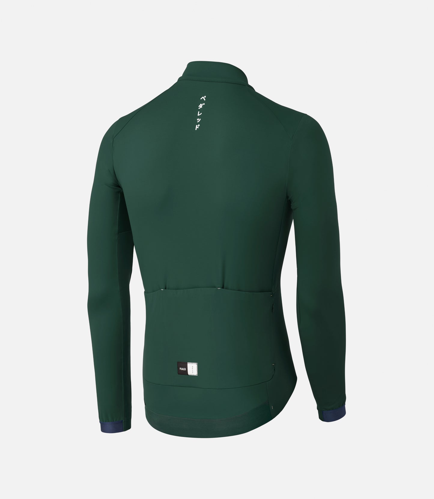 PEdALED ESSENTIAL LONG SLEEVE JERSEY - DARK GREEN
