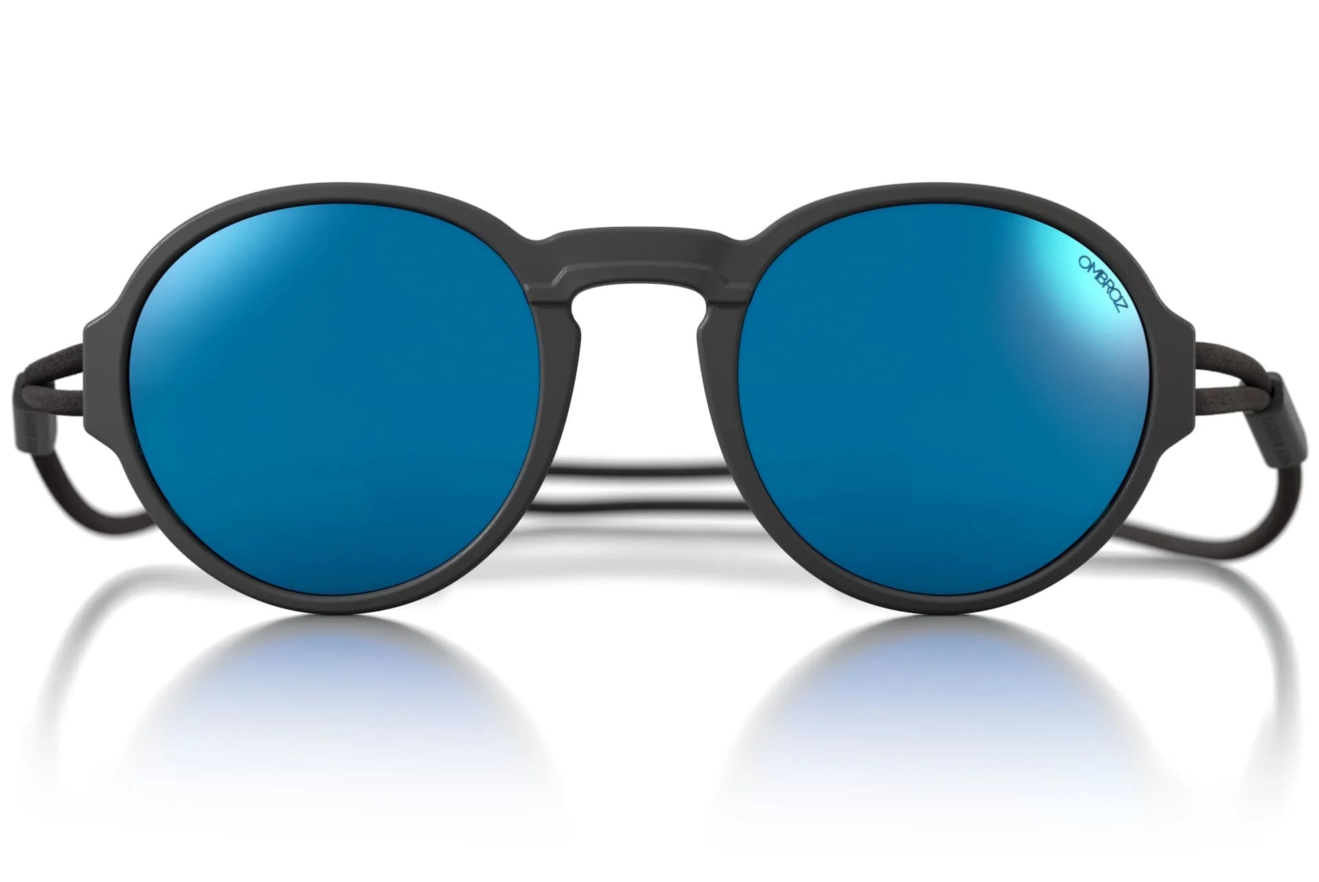 Ombraz Viale / Charcoal / Polarized Grey With Blue Mirror