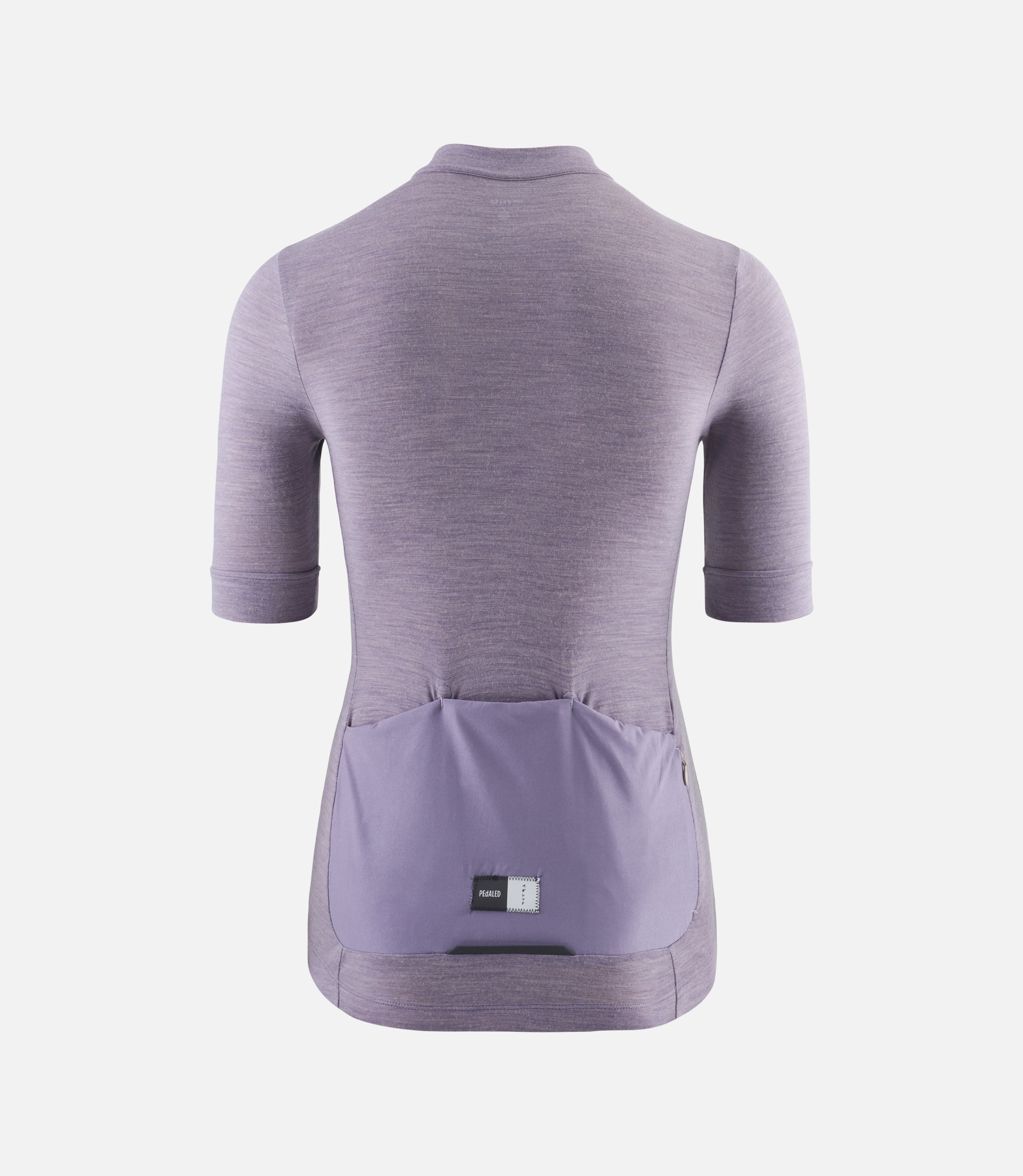 Pedaled Womens Merino Cycling Short Sleeve Jersey - Lilac