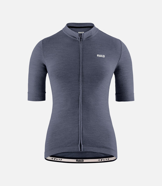 Pedaled Women's Merino Cycling Jersey - Mud