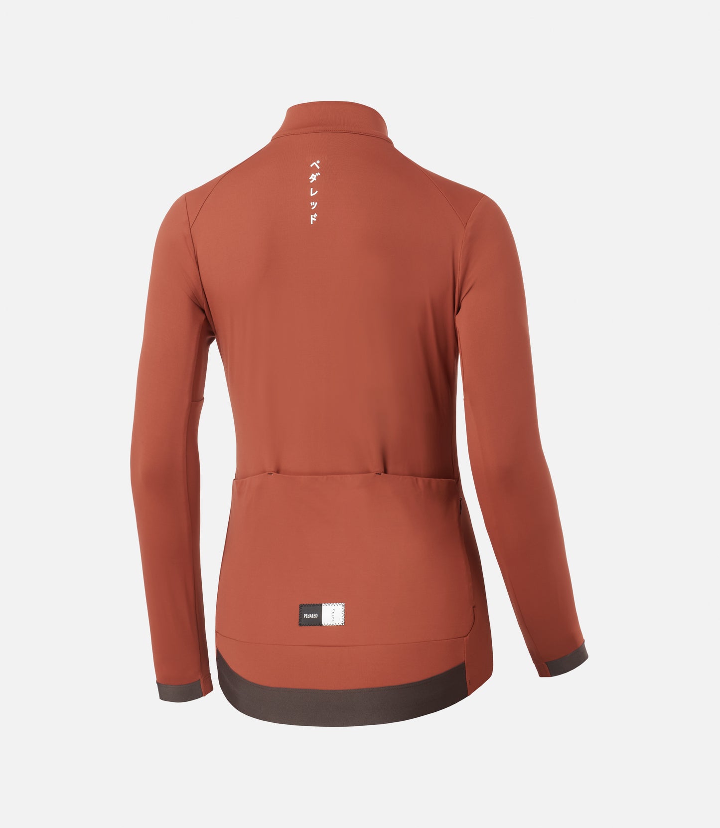 PEdALED ESSENTIAL LONG SLEEVE JERSEY - BURNT HENNA